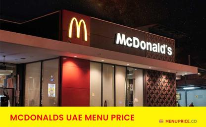 McDonald's UAE Menu Price