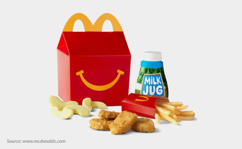 4 Piece Chicken McNuggets Happy Meal Nutrients