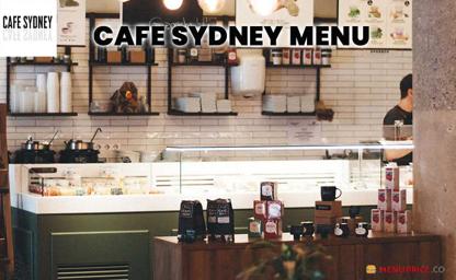 Cafe Sydney Australia Menu Price