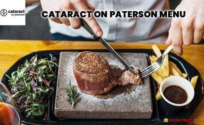 Cataract On Paterson Menu Price Australia