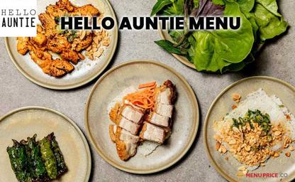 Hello Auntie Australia Menu Price