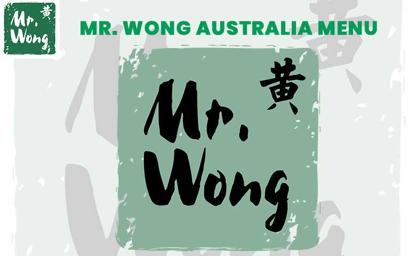 Mr Wong Australia Menu Price