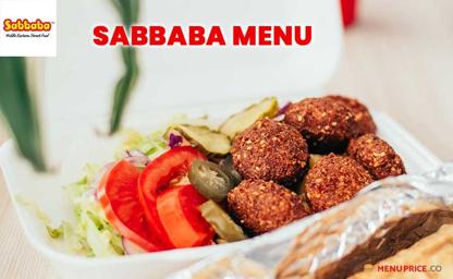 Sabbaba Australia Menu Price