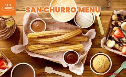 San Churro Australia Menu Price