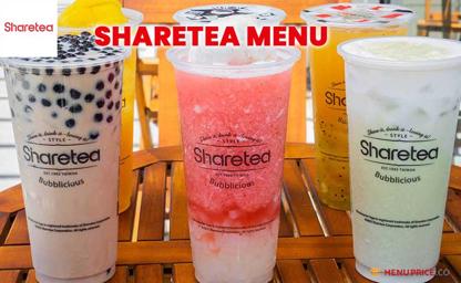 Sharetea Australia Menu Price