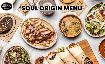 Soul Origin Australia Menu Price