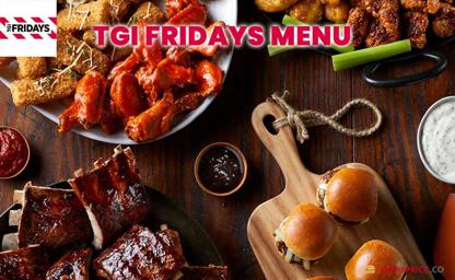 TGI Fridays Australia Menu Price