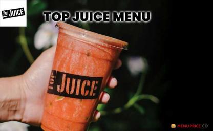 Top Juice Australia Menu Price