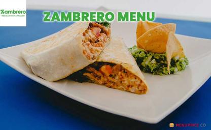 Zambrero Australia Menu Price