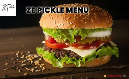 Ze Pickle Australia Menu Price