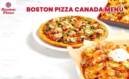 Boston Pizza Canada Menu Price