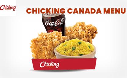 ChicKing Canada Menu Price