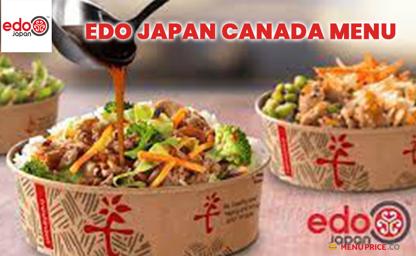 Edo Japan Canada Menu Price