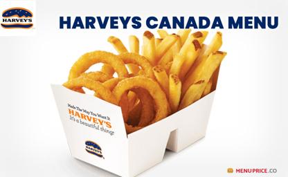 Harvey's Canada Menu Price