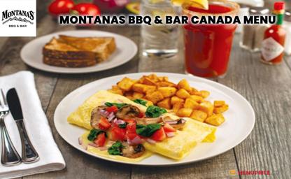 Montana's BBQ & Bar Canada Menu Price