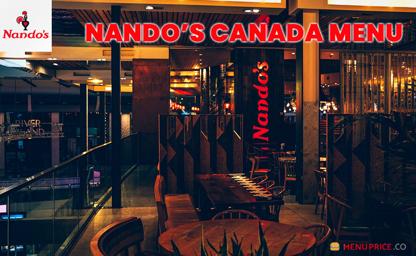 Nando's Canada Menu Price