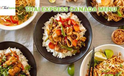 Thai Express Canada Menu Price