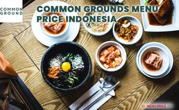 Common Grounds Menu Price Indonesia