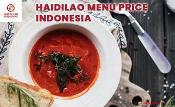 Haidilao Menu Price Indonesia