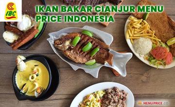 IBC Indonesia Menu Price