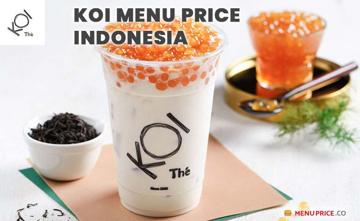 Koi Menu Price Indonesia
