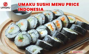 Umaku Sushi Menu Price Indonesia