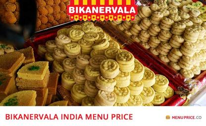 Bikanervala Menu | Bikanervala Thali Price