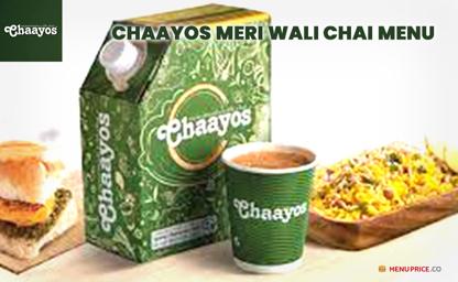 Chaayos Meri Wali Chai India Menu Price
