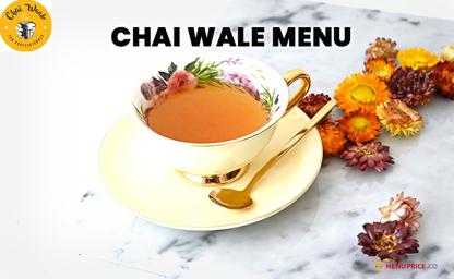 Chai Wale India Menu Price