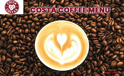Costa Coffee India Menu Price