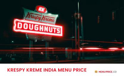 Krispy Kreme India Menu Price