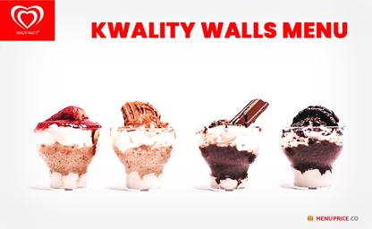 Kwality Walls India Menu Price