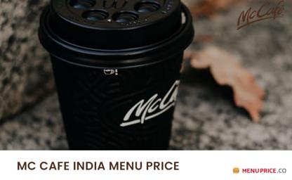 McCafe India Menu Price