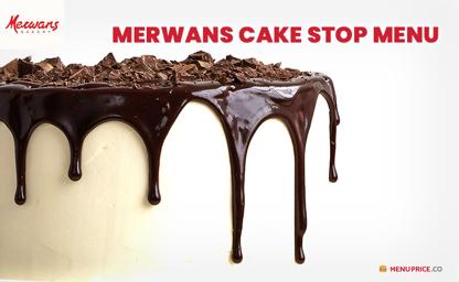 Merwans Cake Stop India Menu Price