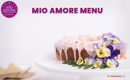 Mio Amore India Menu Price