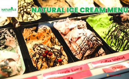 Natural Ice Cream India Menu Price
