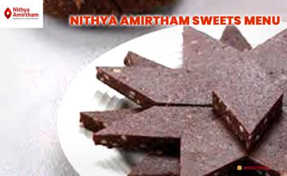 Nithya Amirtham Sweets India Menu Price