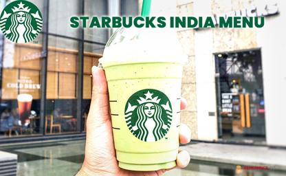 Starbucks India Menu Price