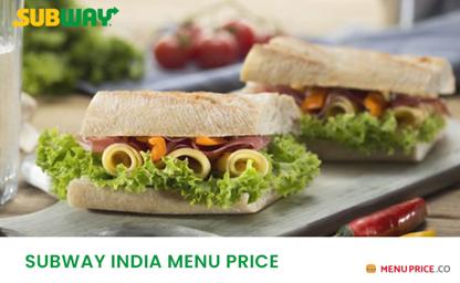 Subway India Menu Price