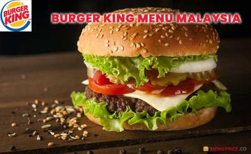 Burger King Malaysia Menu Price