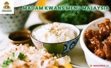 Madam Kwan's Malaysia Menu Price