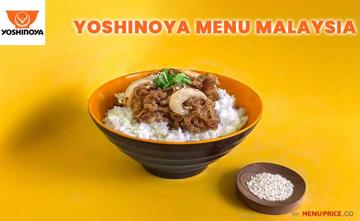 Yoshinoya Malaysia Menu Price