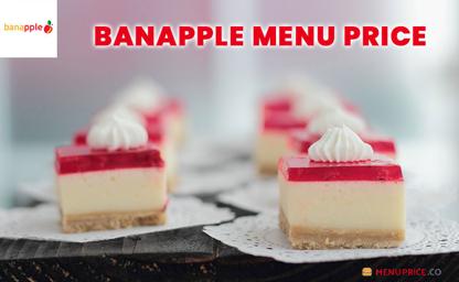 Banapple Philippines Menu Price