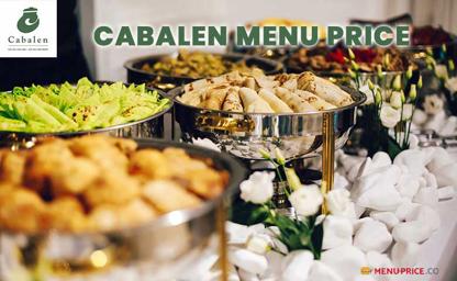 Cabalen Philippines Menu Price