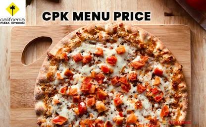 California Pizza Kitchen Philippines Menu 