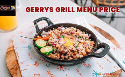 Gerry's Grill Philippines Menu Price
