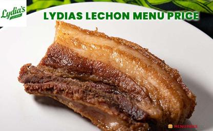 Lydias Lechon Philippines Menu 