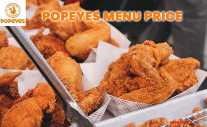 Popeyes Philippines Menu Price