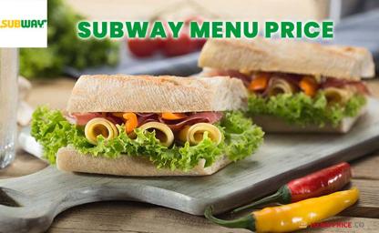 Subway Philippines Menu Price