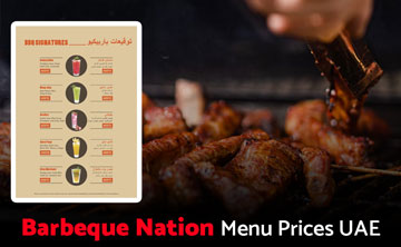 Barbeque Nation UAE Menu Price